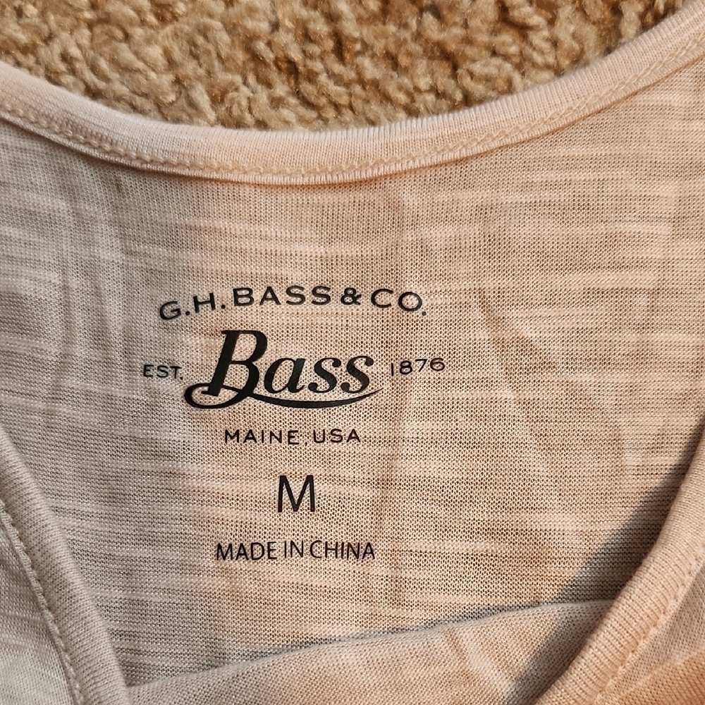 G.H. Bass & Co. Cream Asymmetrical Tank Top - Picture 2 of 5